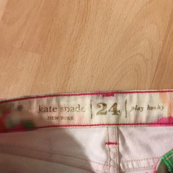 ♠️Kate Spade (NWT)♠️…Women’s 24…Perry Street Play Hooky Colorful Cropped Jeans! - Picture 5 of 17